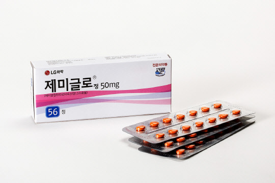 LG화학 당뇨병치료제 제미글로. <LG화학 제공>